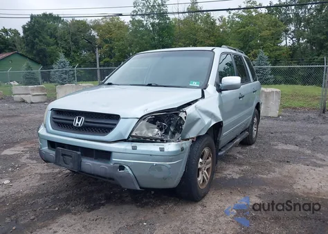 2003 Honda Pilot Ex-L z USA, uszkodzony, nr VIN 2HKYF18513H571365